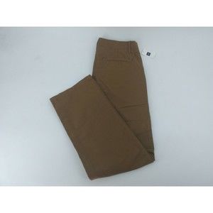 GAP LIVED-IN RELAXED KHAKIS CHINO PANTS MENS SIZE 29X30 BROWN COLOR ZIP FLY NWT